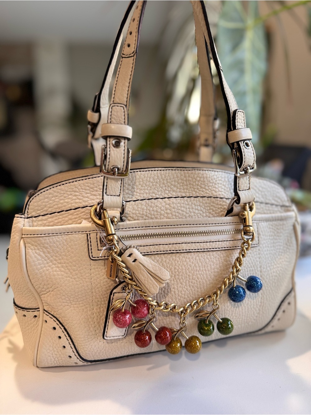 Coach Vintage Leather Satchel Purse 👜#5031